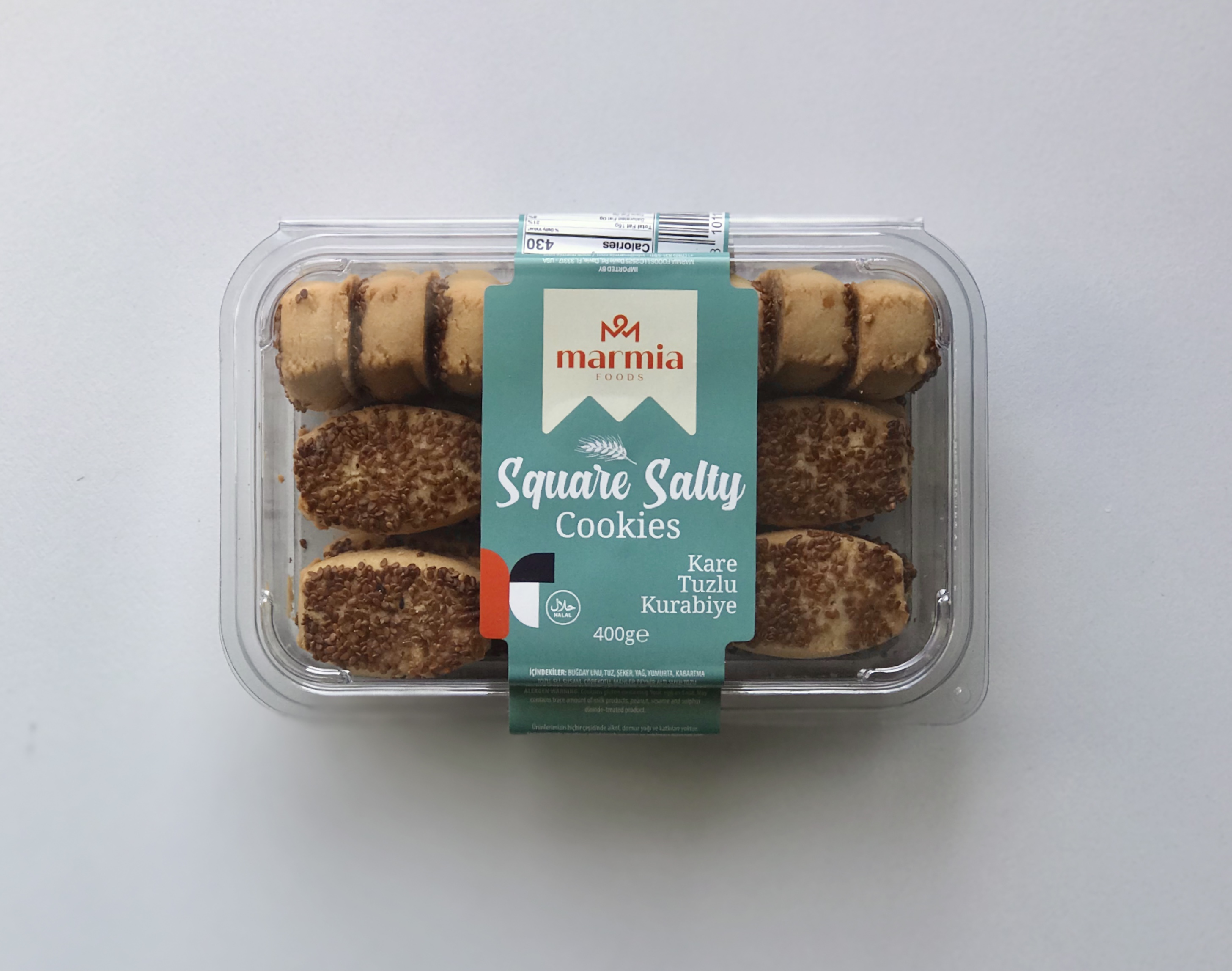 Marmia Square Salty Cookies 400g