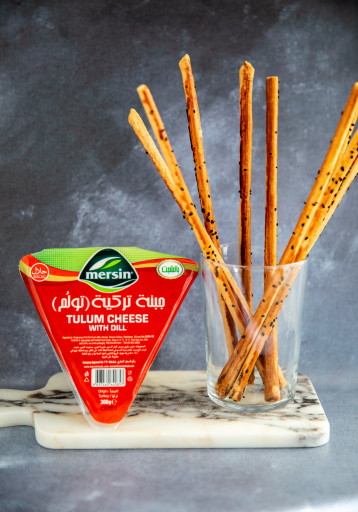 MERSIN TULUM CHEESE WITH BLACKSESAME & DILL 250 GR X 12