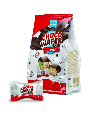 ANL CHOCO WAFER CHOCOLATE MINI WAFER HAZELNUT CREAM 140GR X 24