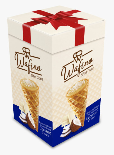 ANL WAFINO MINI CORNET COCONUT (10 G X 18 ) X 12