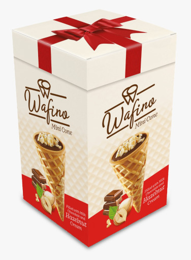 ANL WAFINO MINI CORNET HAZELNUT (10 G X 18 ) X 12