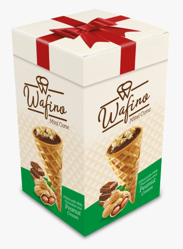 ANL WAFINO MINI CORNET PEANUT (10 G X 18 ) X 12
