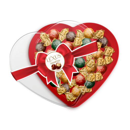 ANL LEXUS CHOCOLATE MIX CREAM HEART 240 GR X 12