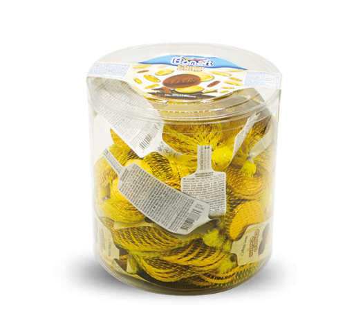 BONART COIN COMP. CHOCOLATE PET (5 GR X 200 PCS) 1000 GR X 6