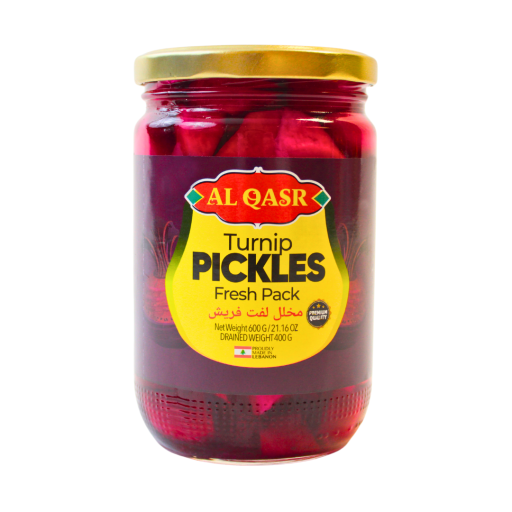 AL QASR TURNIP PICKLES FRESH PACK 600 GR X 12