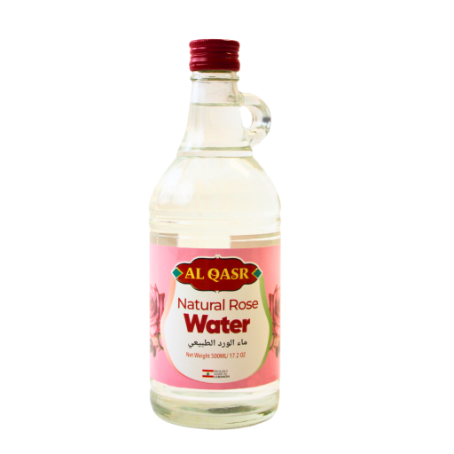 AL QASR NATURAL ROSE WATER 500 ML X 12