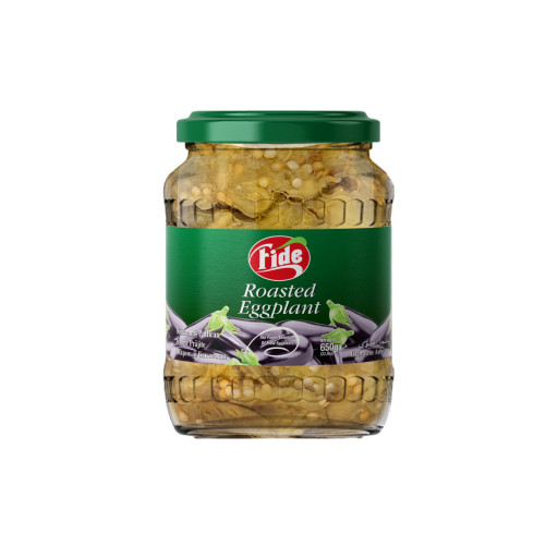 FIDE ROASTED EGGPLANT GLASS 650 GR X 12 PCS