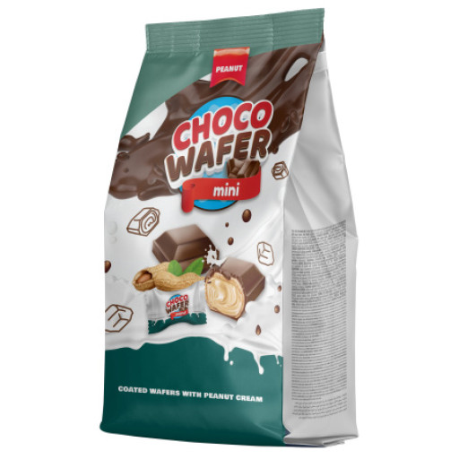 ANL CHOCO WAFER CHOCOLATE MINI WAFER PEANUT CREAM 140 GR X 24