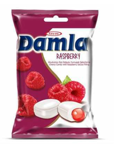 TAYAS DAMLA RASPBERRY BAG 90 GR X 24