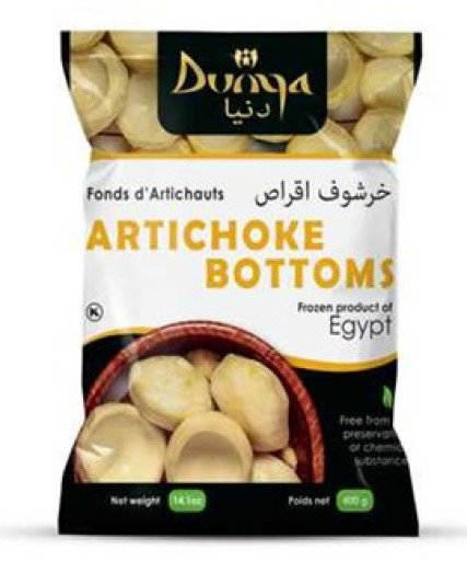 DUNYA ARTICHOKE BOTTOMS 5 -7 CM 400 GR X 20