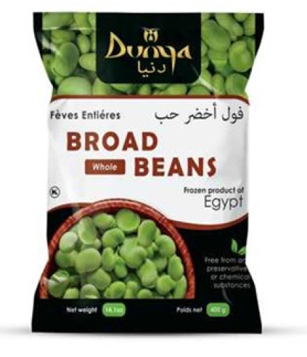 DUNYA WHOLE BROAD BEANS 400 GR X 20