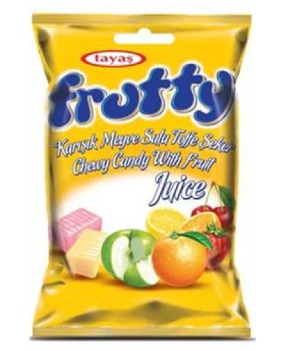 TAYAS FRUTTY CHEWY CANDY ASSORTED 80 GR X 24