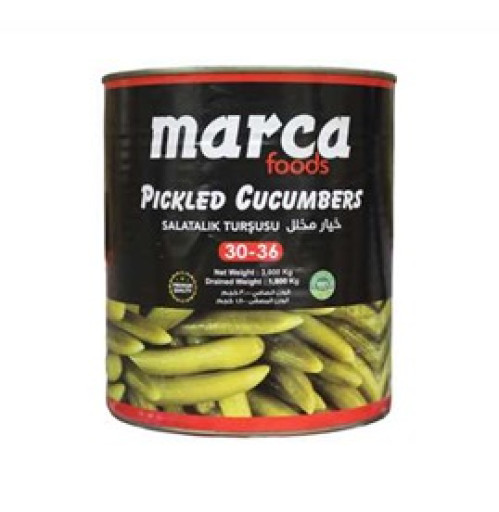 MARCA PICKLED CUCUMBERS 30-36 X 6