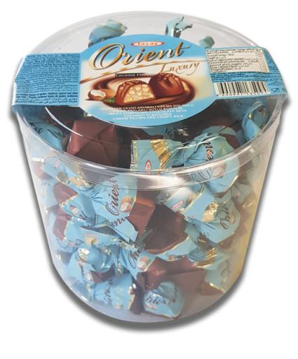 TAYAS ORIENT TRUFFLE COCONUT PVC 1000 GR X 8