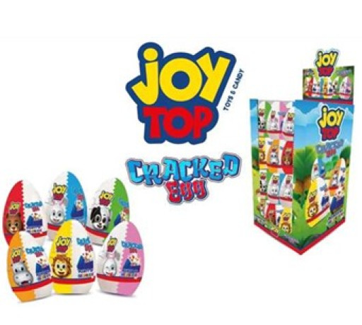 BONART JOYTOP CRACKED EGG LOLLIPOP XL 22 GR X 36