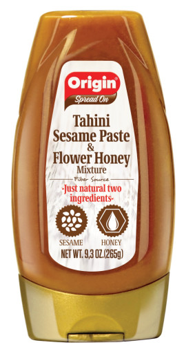 ORIGIN TAHINI & FLOWER HONEY MIXTURE 265 GR X 18