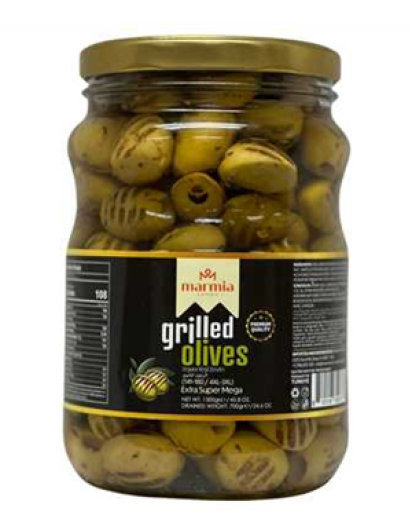 MARMIA GRILL OLIVES GLASS 700 GR X 6