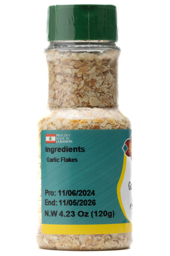 AL QASR GARLIC FLAKES 120GR X 12