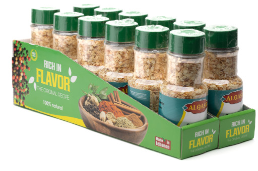 AL QASR GARLIC FLAKES 120GR X 12