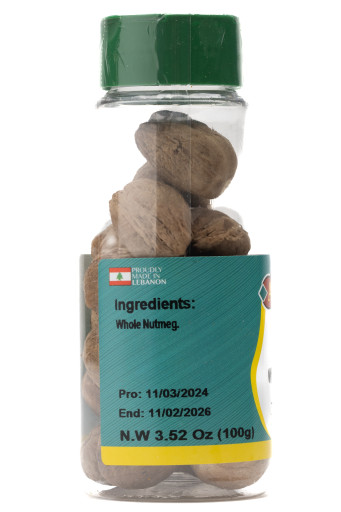 AL QASR NUTMEG WHOLE 100GR X 12