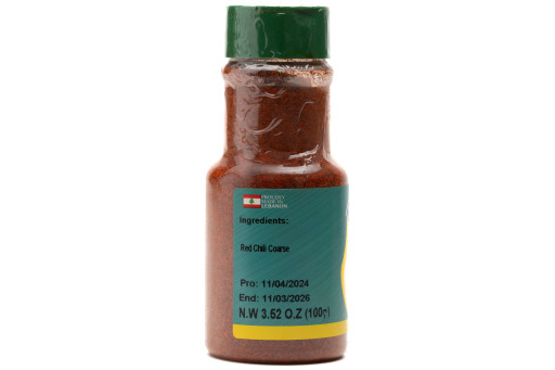 AL QASR RED CHILI COARSE 100GR X 12