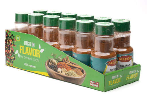 AL QASR RED-SHISH TAOUK SPICES 100GR X 12