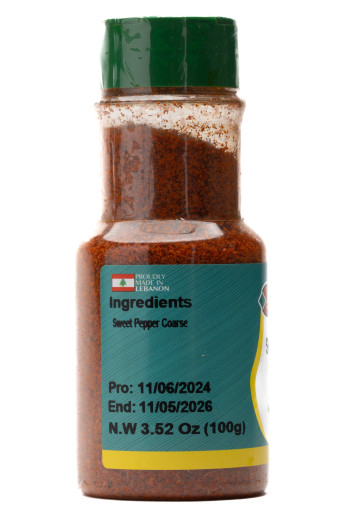 AL QASR SWEET PEPPER COARSE 100GR X 12