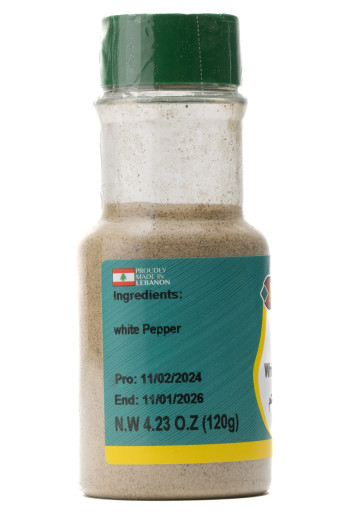 AL QASR WHITE PEPPER GROUND 120GR X 12