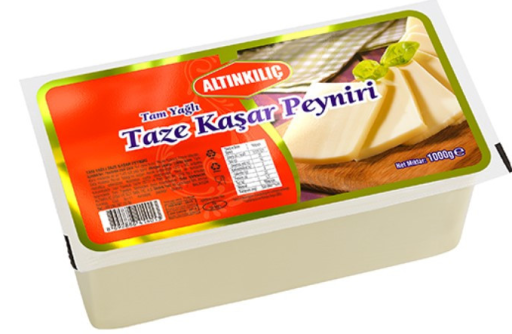 ALTINKILIC FULL FAT FRESH KASHKAVAL (TAZE KASAR) 1000GR X 12PCS
