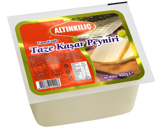 ALTINKILIC FULL FAT FRESH KASHKAVAL (TAZE KASAR) 400GR X 12PCS