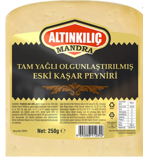 ALTINKILIC MANDRAOLD KASHKAVAL (ESKI KASAR) 250 GR X 12 PCS