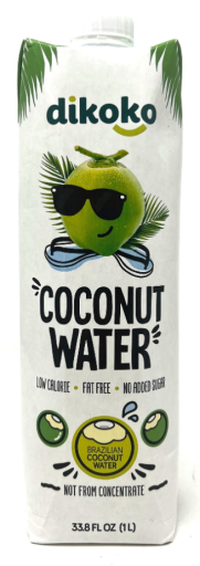 DIKOKO COCONUT WATER 33.8 FL.OZ X 12 PCS