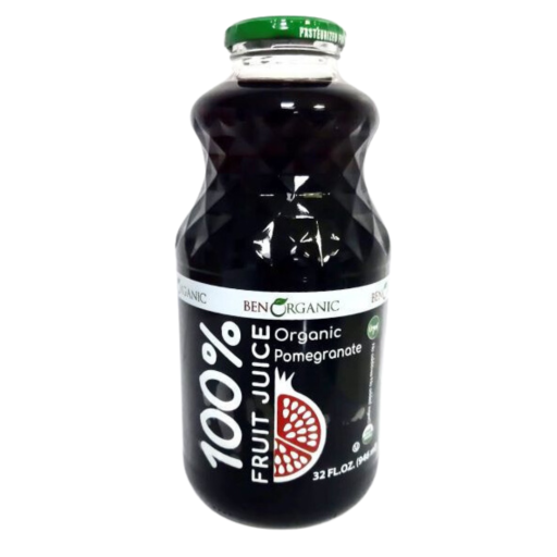 BEN ORGANIC POMEGRANATE JUICE 32 FL.OZ. X 6 PCS