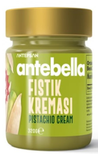 ANTEBELLA SPREADABLE PISTACHIO SPREAD30% 320 GR X 12 PCS
