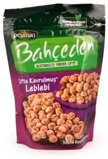 PEYMAN BAHCEDEN DOUBLE ROASTED CHICKPEAS 150 GR X 12 PCS