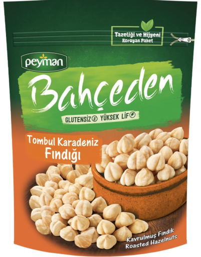 PEYMAN BAHCEDEN ROASTED HAZELNUTS 130 GR X 12 PCS
