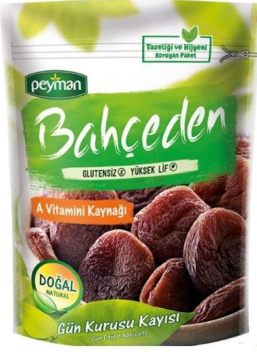 PEYMAN BAHCEDEN SUN DRIED APRICOT 150 GR X 12 PCS
