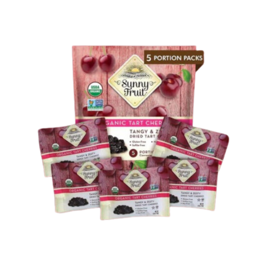 SUNNY FRUIT ORGANIC TART CHERRIES 5 PACK 18 PCS X (0.7 OZ X 5)
