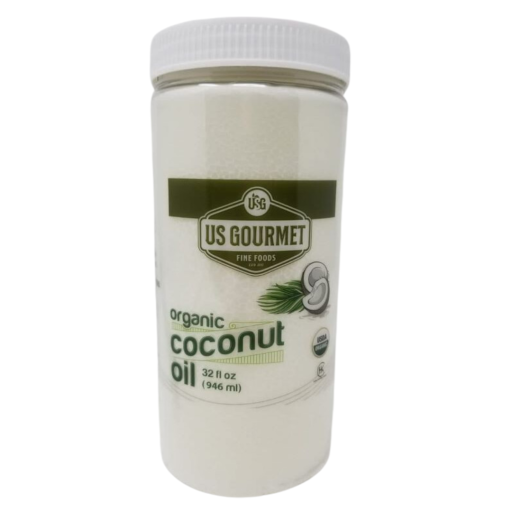 US GOURMET ORGANIC COCONUT OIL 32 OZ X 6 PCS