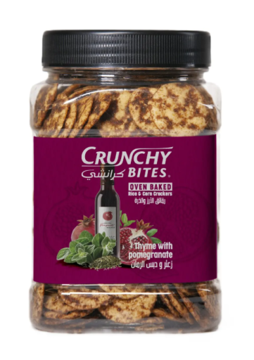 CRUNCHY BITES POMEGRANATE & THYME 200 GR X 12