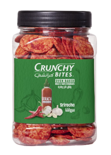 CRUNCHY BITES SRIRACHA 200 GR X 12