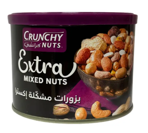 CRUNCHY NUTS EXTRA MIXED NUTS 150 GR X 24
