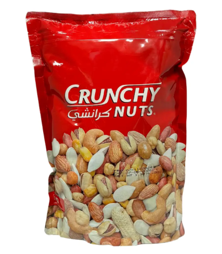 CRUNCHY NUTS MIXED NUTS 900 GR X 10