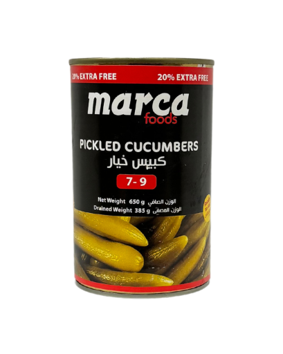 MARCA PICKLED CUCUMBER 7-9 650 GR X 12