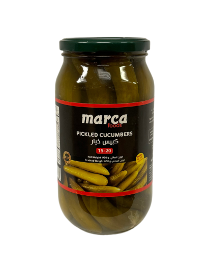 MARCA PICKLED CUCUMBERS 15-20 990 GR X 12