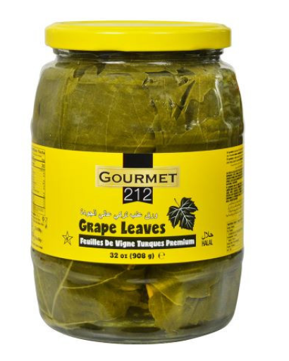 GOURMET 212 GRAPE LEAVES 32 OZ X 12