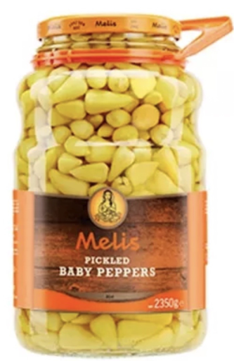 MELIS PICKLED BABY PEPPERS 2650 ML X 3