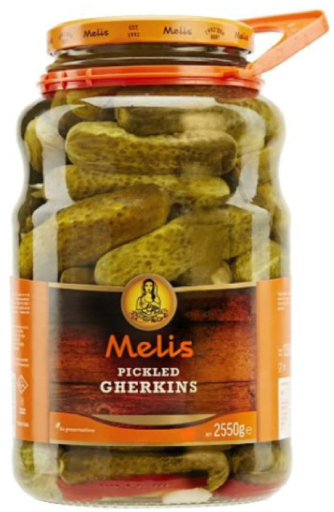 MELIS PICKLED GHERKINS 2650 ML X 3