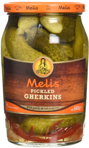 MELIS PICKLED GHERKINS 720 ML X 12