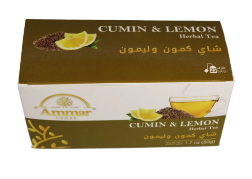 AMMAR CUMIN & LEMON HERBAL TEA 50 GR X 24